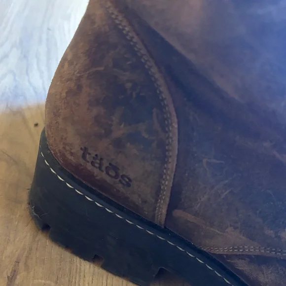 Taos Brown Leather Boots - Picture 3 of 8